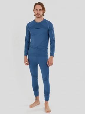 Fundango Seamless Baselayer Set férfi aláöltöző szett kék színben 1