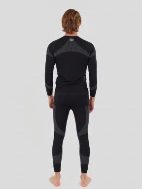Fundango Seamless Baselayer Set férfi aláöltöző szett fekete színben 3
