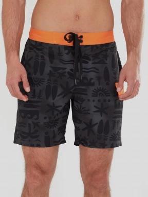 Fundango Salimu Boardshorts férfi boardshort fekete színben 1