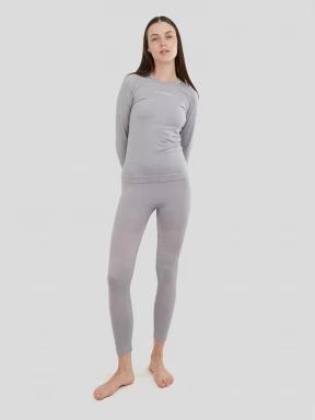 Fundango Seamless Baselayer Set női aláöltöző szett szürke színben 1