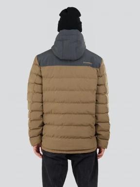 Fundango Passat Padded Jacket férfi steppelt átmeneti kabát barna színben 3