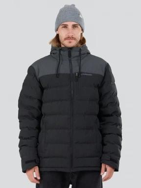 Fundango Passat Padded Jacket férfi steppelt átmeneti kabát szürke színben 1