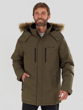 Fundango Spirit Parka Jacket férfi télikabát oliva színben 1