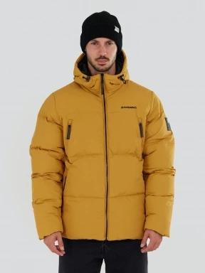 Fundango Ewan Puffer Jacket férfi átmeneti kabát sárga színben 1