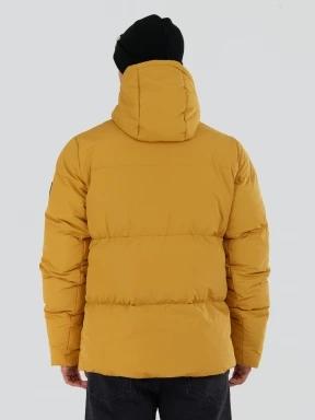 Fundango Ewan Puffer Jacket férfi átmeneti kabát sárga színben 3