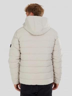 Fundango Hubble Padded Jacket férfi steppelt átmeneti kabát homok színben 3