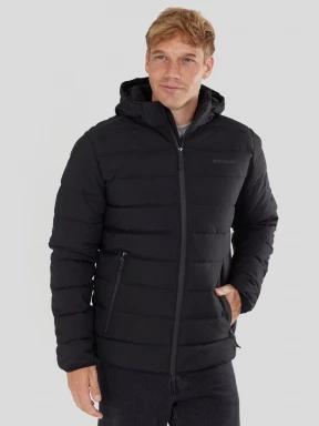 Fundango Hubble Padded Jacket férfi steppelt átmeneti kabát fekete színben 1