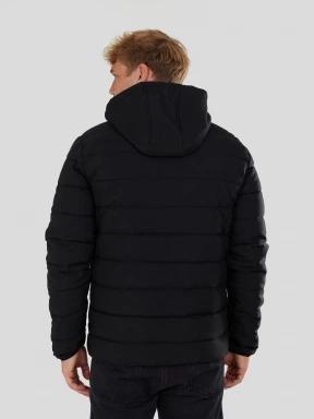 Fundango Hubble Padded Jacket férfi steppelt átmeneti kabát fekete színben 3