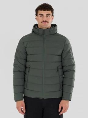 Fundango Hubble Padded Jacket férfi steppelt átmeneti kabát fekete színben 1