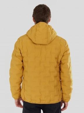 Fundango Smoke Eco Hooded Jacket férfi túrakabát sárga színben 3