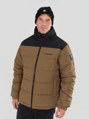 Fundango Winton Jacket férfi átmeneti kabát barna színben 1