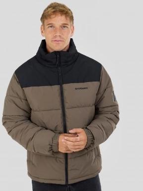 Fundango Winton Jacket férfi átmeneti kabát barna színben 1