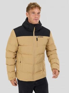 Fundango Passat II Padded Jacket férfi steppelt télikabát sárga színben 1