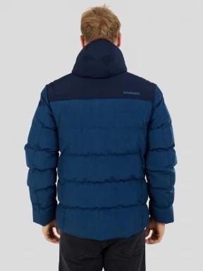Fundango Passat II Padded Jacket férfi steppelt télikabát kék színben 3