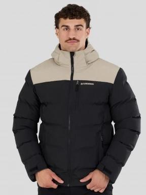 Fundango Passat II Padded Jacket férfi steppelt télikabát fekete színben 1