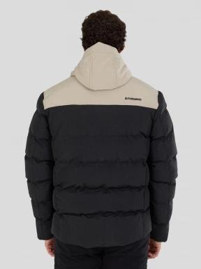 Fundango Passat II Padded Jacket férfi steppelt télikabát fekete színben 3