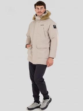 Fundango Spirit II Parka Jacket férfi télikabát homok színben 1