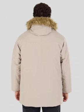 Fundango Spirit II Parka Jacket férfi télikabát homok színben 3