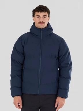 Fundango Newport Puffer Jacket férfi steppelt télikabát sötétkék színben 1