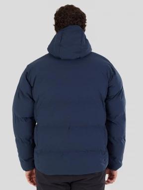 Fundango Newport Puffer Jacket férfi steppelt télikabát sötétkék színben 3