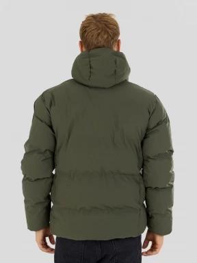 Fundango Newport Puffer Jacket férfi steppelt télikabát oliva színben 3
