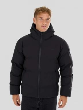 Fundango Newport Puffer Jacket férfi steppelt télikabát fekete színben 1