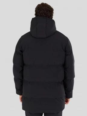 Fundango Nordvik Parka Jacket férfi steppelt télikabát fekete színben 3