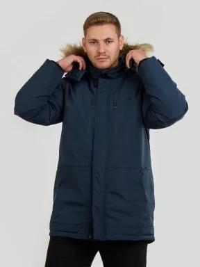 Fundango Spirit Parka Jacket férfi télikabát sötétkék színben 1