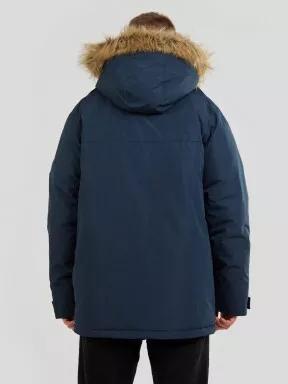 Fundango Spirit Parka Jacket férfi télikabát sötétkék színben 3