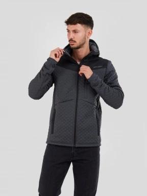 Fundango Ashford Insulated Fleece Jacket férfi polár pulóver szürke színben 1