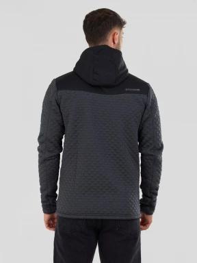 Fundango Ashford Insulated Fleece Jacket férfi polár pulóver szürke színben 3