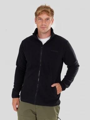 Fundango Nestor II Fleece Jacket férfi polár pulóver fekete színben 1