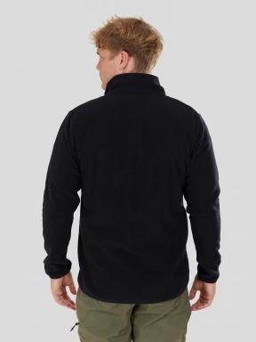 Fundango Nestor II Fleece Jacket férfi polár pulóver fekete színben 3