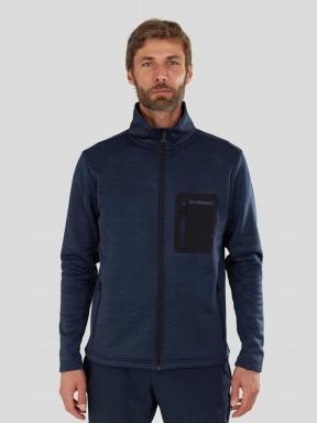 Fundango Revolution Fullzip Fleece férfi polár pulóver sötétkék színben 1