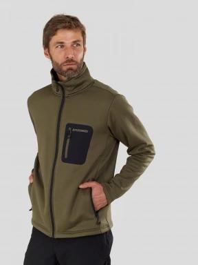 Fundango Revolution Fullzip Fleece férfi polár pulóver zöld színben 1