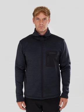 Fundango Revolution Fullzip Fleece férfi polár pulóver fekete színben 1