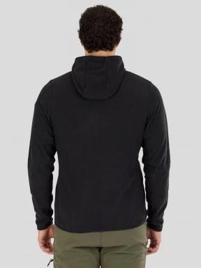 Fundango Nagano Full Zip Hoodie férfi hibrid felső fekete színben 3