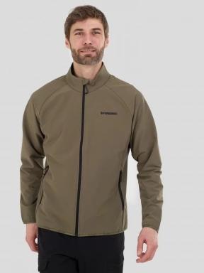 Fundango Ocean Hybrid Fleece férfi hibrid felső zöld színben 1