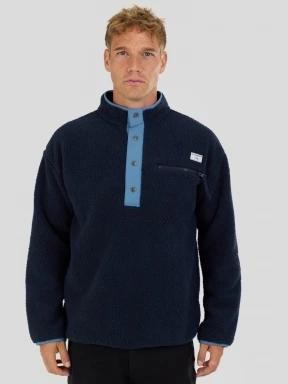 Fundango Phoenix Fleece Jacket férfi polár pulóver sötétkék színben 1