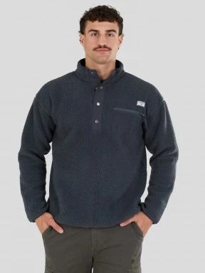 Fundango Phoenix Fleece Jacket férfi polár pulóver szürke színben 1
