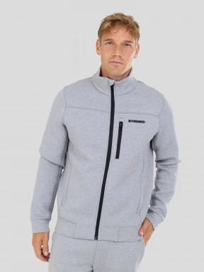 Fundango Soren Fleece Jacket férfi polár pulóver szürke színben 1