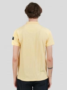 Fundango Insignia Poloshirt férfi galléros póló sárga színben 3