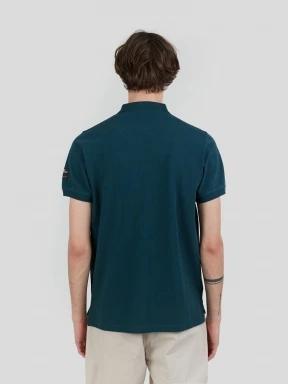 Fundango Insignia Poloshirt férfi galléros póló zöld színben 3