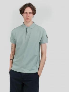 Fundango Insignia Poloshirt férfi galléros póló zöld színben 1