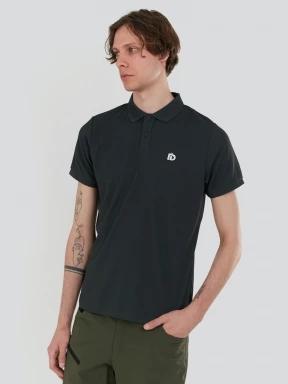 Fundango Zeno Tech Poloshirt férfi rövid ujjú sport póló szürke színben 1