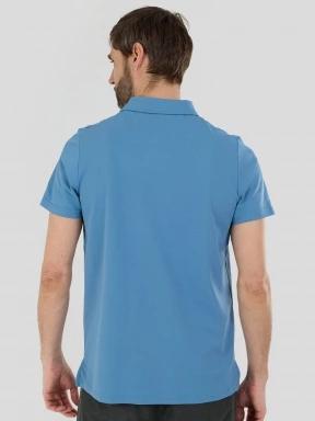 Fundango Zeno II Tech Poloshirt férfi galléros sport póló kék színben 3