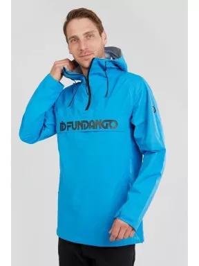 Fundango Salmo logo Anorak férfi túrakabát kék színben 1