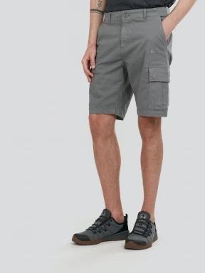 Fundango Zack Cargo Shorts férfi oldalzsebes rövidnadrág oliva színben 1