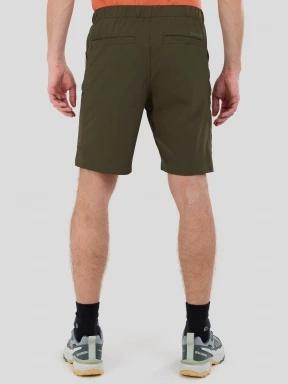 Fundango Elkford Cargo Trekking Shorts férfi oldalzsebes túra rövidnadrág zöld színben 3