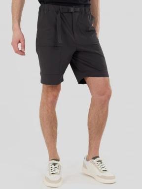 Fundango Elkford Cargo Trekking Shorts férfi oldalzsebes túra rövidnadrág szürke színben 3